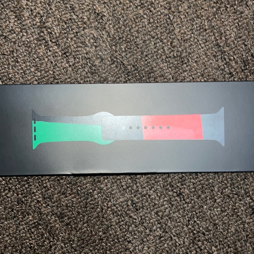 Black unity Apple Watch band